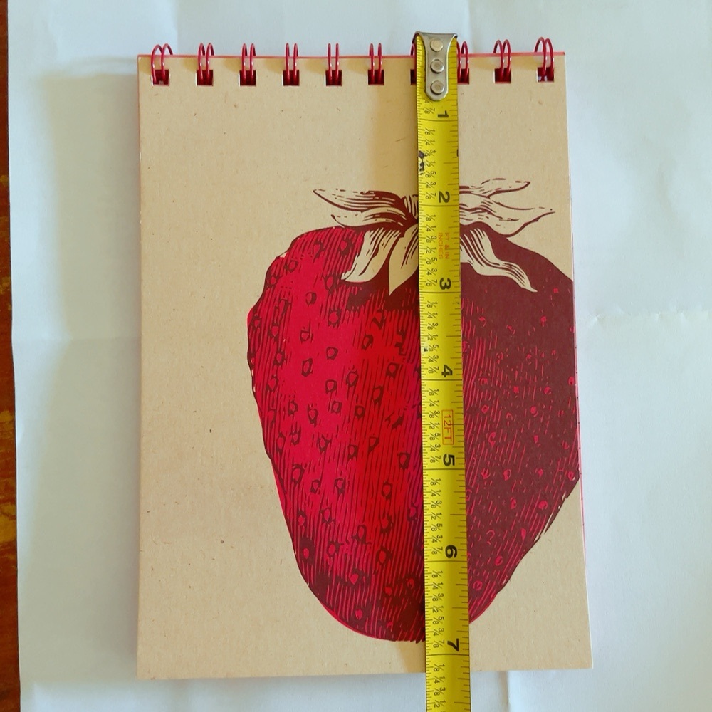 Strawberry Note book - Picture 2 of 6